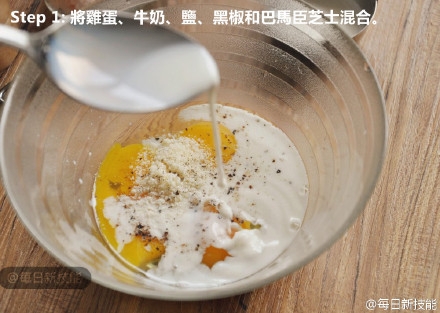 简单的西式料理：芝士蘑菇番茄烘蛋~~~做法很简单~~~周末来个早午餐吧