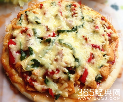 奥尔良鸡肉披萨