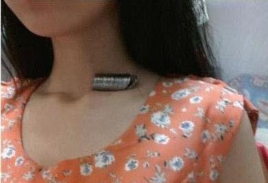 锁骨放硬币 秀身材