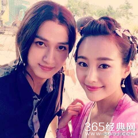 《花千骨》幕后片场照亮瞎眼