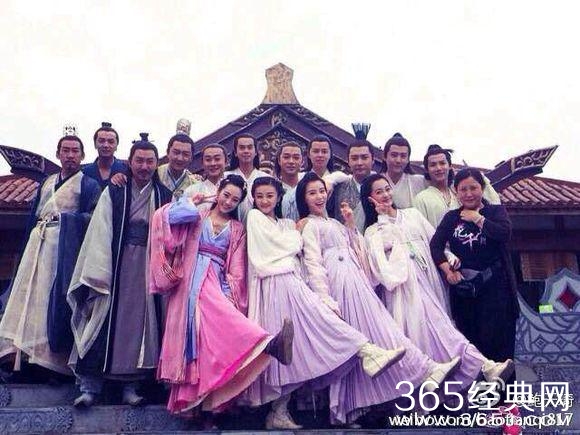 《花千骨》幕后片场照亮瞎眼