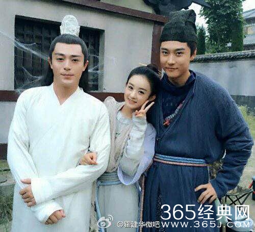 《花千骨》幕后片场照亮瞎眼