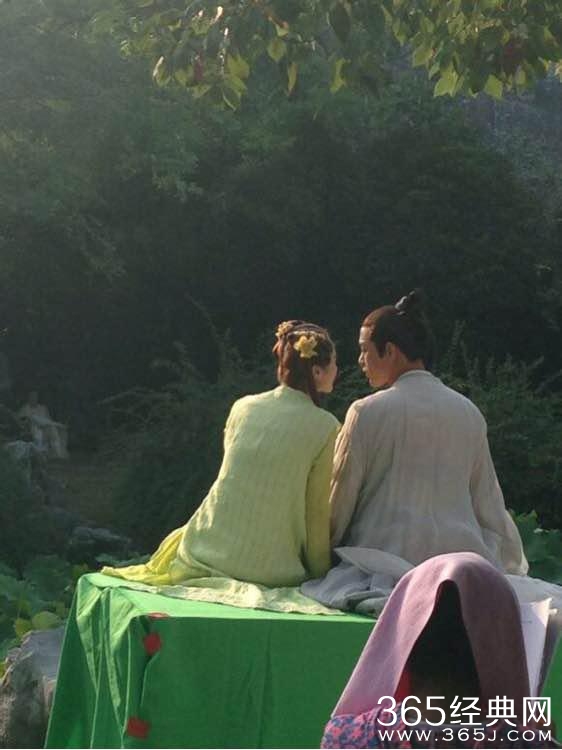 《花千骨》幕后片场照亮瞎眼