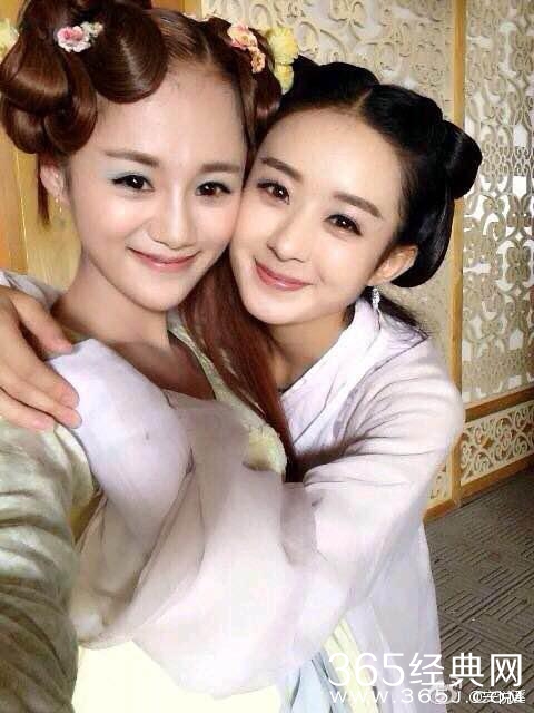 《花千骨》幕后片场照亮瞎眼