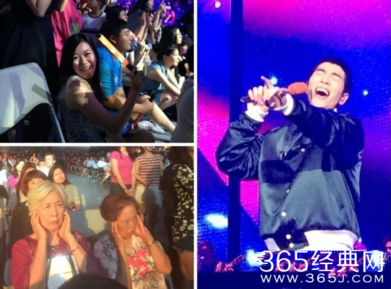 萧敬腾飙高音年轻人超嗨 奶奶辈观众捂耳朵