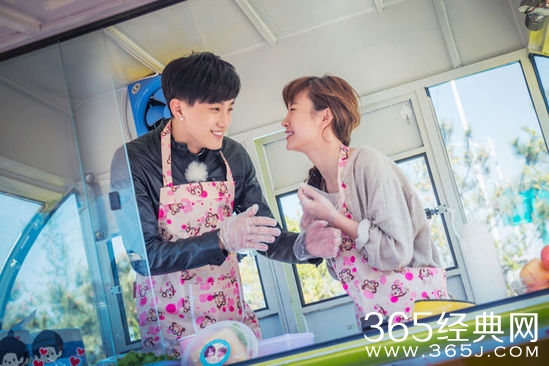 《如果爱》范世錡探班张檬 片场耍无赖