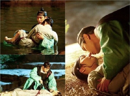 《夜行书生》李准基李侑菲吻戏剧照