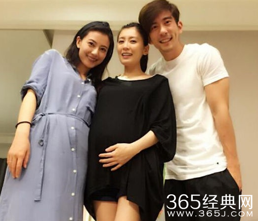 贾静雯大肚近照（资料图）