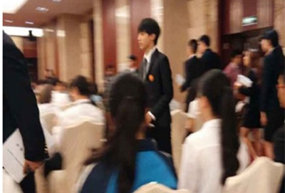 TFBOYS王俊凯出席全国学联大会