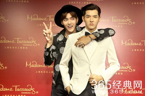 吴亦凡成演艺圈90后蜡像第一人