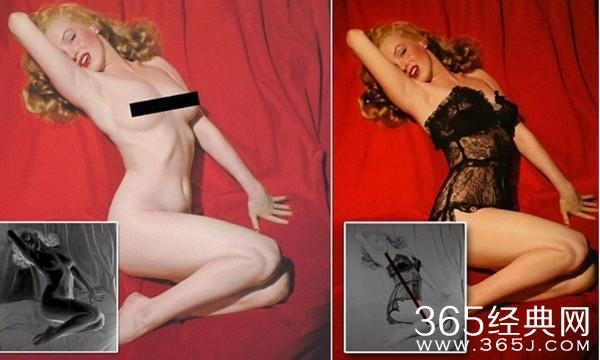 梦露经典裸照曝光 22岁时因生活所迫被逼脱光