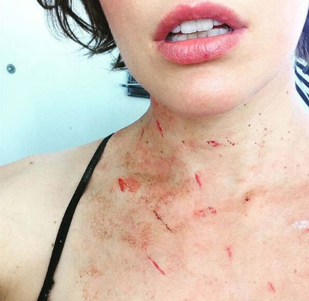 《生化危机6》即将开机 猛女乔沃维奇自曝化妆照