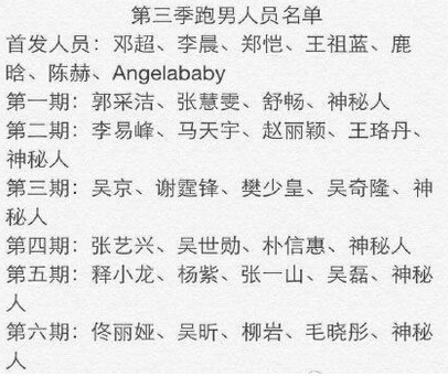 赵丽颖参加跑男3是哪一期？赵丽颖参加跑男3什么时候播出？