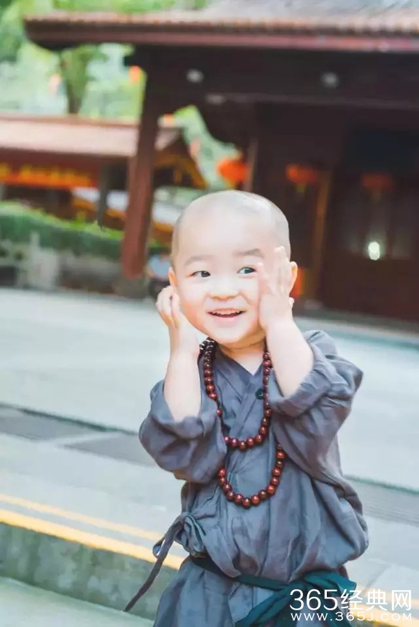 灵隐寺最萌小和尚腾腾海量萌照 年仅两岁萌翻网友