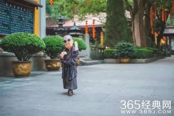 灵隐寺最萌小和尚腾腾海量萌照 年仅两岁萌翻网友