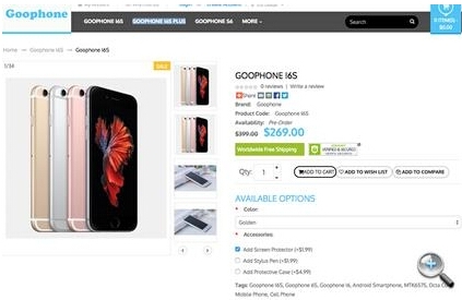 谷峰山寨iphone6s网购地址 谷峰官网发布最新山寨苹果6s