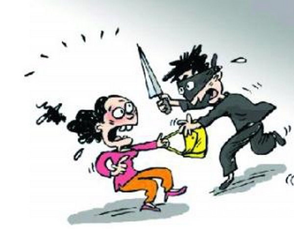 女子夜宿公园遭抢 险被劫财又劫色