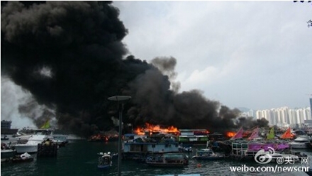 香港维多利亚港起火受伤游客名单公布
