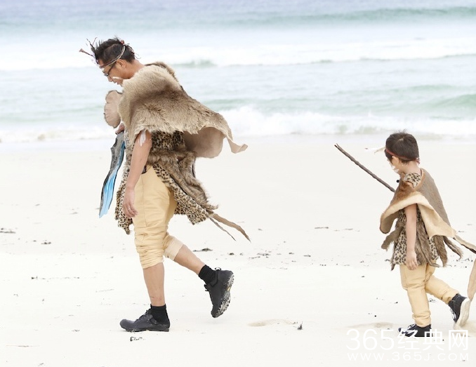 爸爸去哪儿3收官录制现场剧透 众人变身原始人荒岛求生