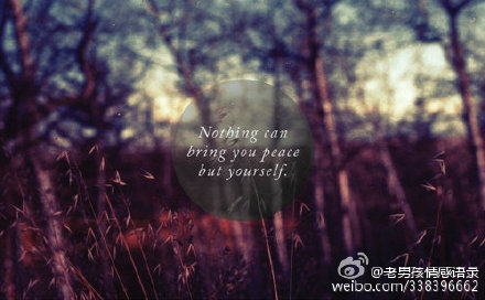 早安心语：没资格吃的醋最酸，先动心的人最惨。2015.11.03