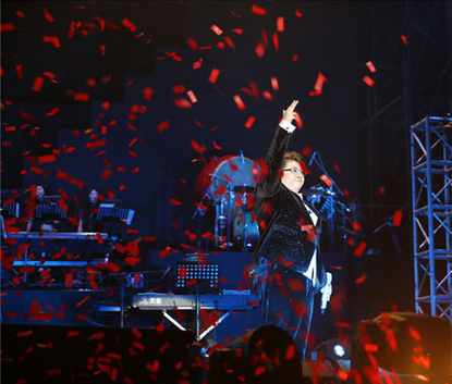 韩红2015当红不让深圳演唱会首唱rap