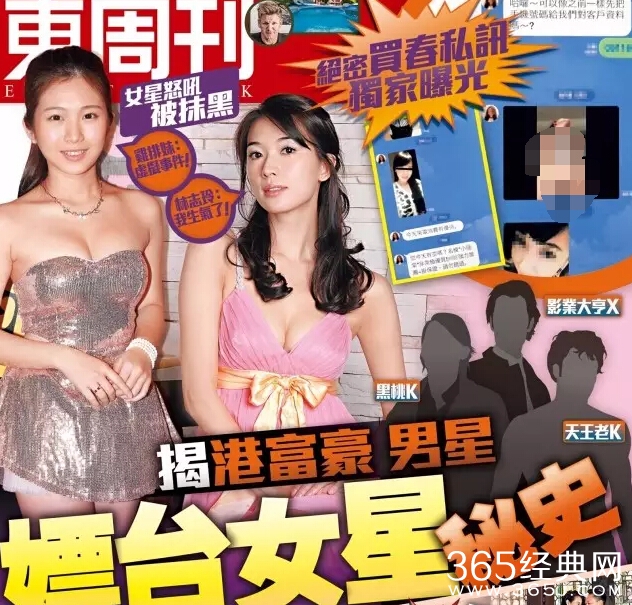 香港富豪男星买春交易短信内容曝光 揭男星资料照片