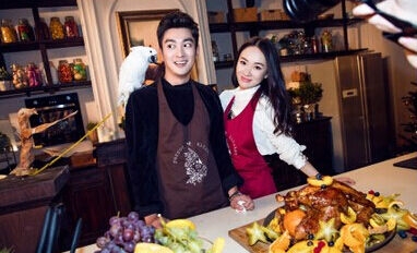 霍思燕与杜江过感恩节