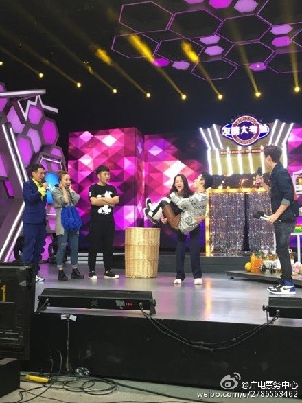 快乐大本营陈乔恩公主抱乔任梁是哪一期