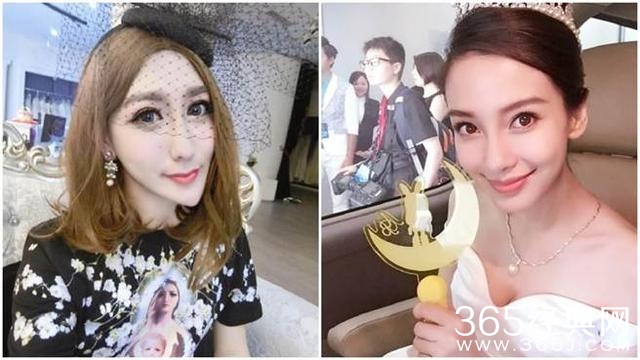 黄太Angelababy露事业线 性感十足