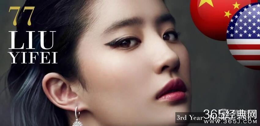 2015世界最美榜单：中国四人入榜 NANA蝉联