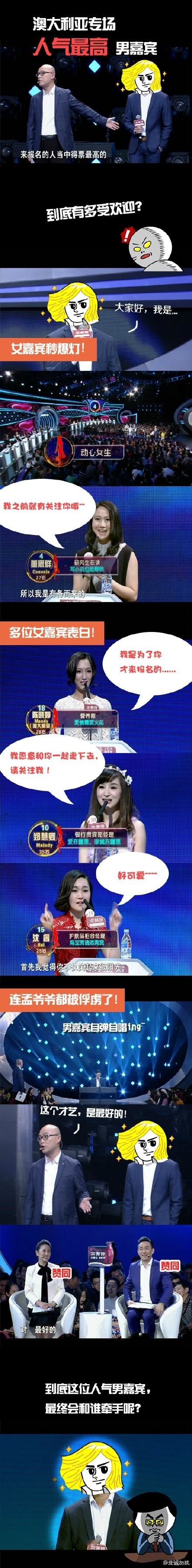 非诚勿扰澳大利亚专场秒爆灯的男嘉宾叫什么