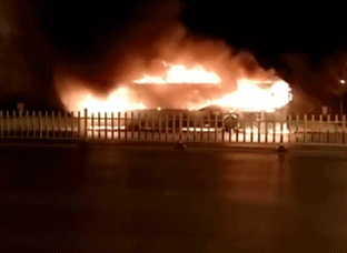 宁夏银川公交大火