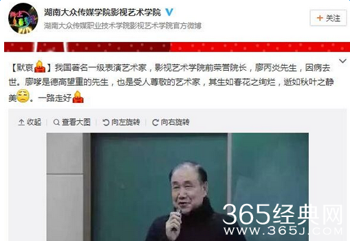 廖凡的父亲廖丙炎为什么去世