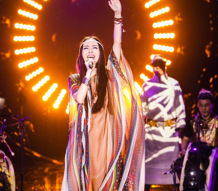 我是歌手第四季第三期返场歌手Haya乐团寂静的天空