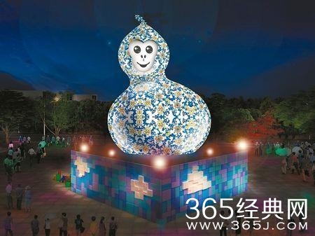 台北灯节福禄猴 网友吐槽一猴更比一猴丑