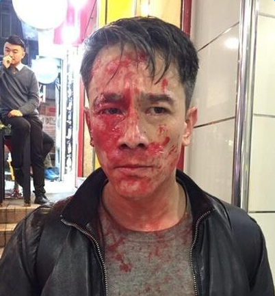 港星吴嘉龙被泼油漆 组图还原现场经过