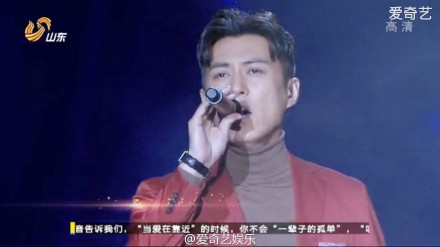 靳东山东卫视春晚 演唱歌曲离人