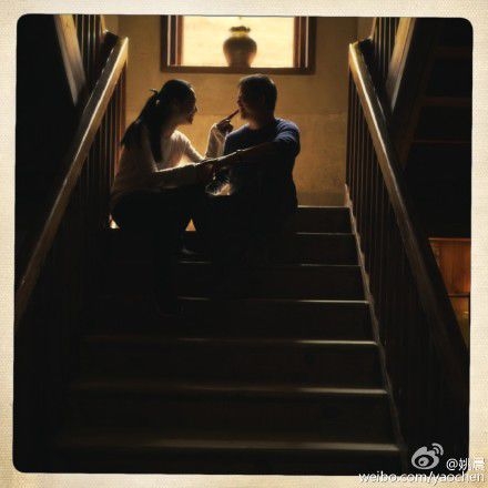 姚晨与老公秀恩爱 尽管傻傻的秀恩爱