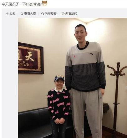 邓琳琳晒孙明明合照萌翻天（图）：见识了什么叫高