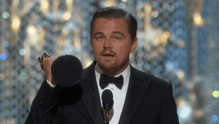 小李子奥斯卡影帝领小金人获奖感言中字视频