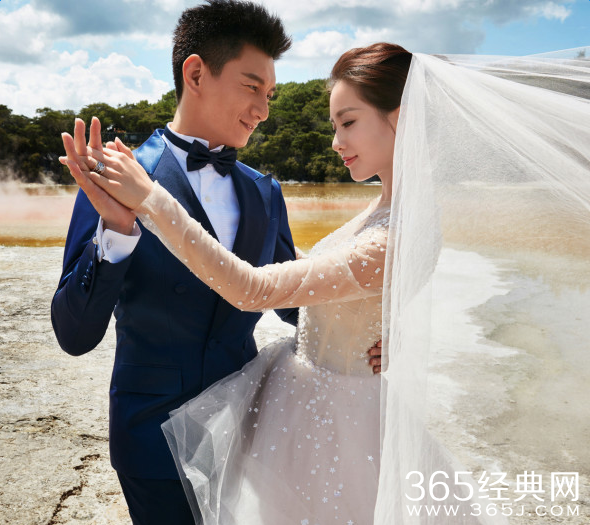 吴奇隆刘诗诗婚纱首曝光  美轮美奂