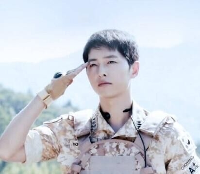 太阳的后裔柳时镇敬礼时喊团结是什么意思