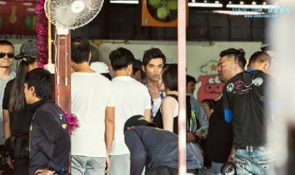 周杰伦在泰国拍戏