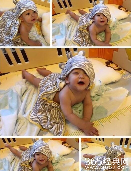 极品小鲜肉！徐若瑄晒小V宝嫩照可爱治愈