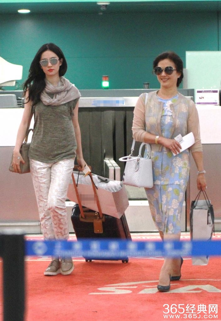 刘诗诗妈妈气质如兰走红 明星妈妈依旧美丽