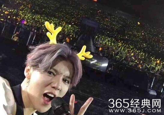 鹿晗个人演唱会再创吉尼斯1731人同时戴鹿角