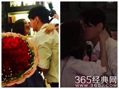 朱孝天为韩雯雯庆生 跪地求婚深情拥吻