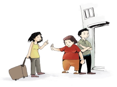 强势女逼老公辞职赶走婆婆女子个人资料照片家庭背景遭深扒