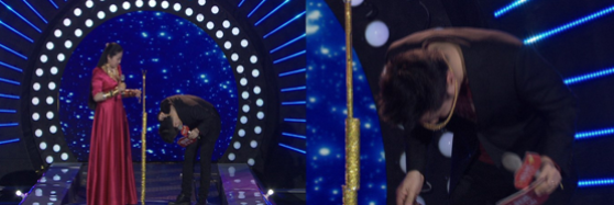 山东炫富姐戴11斤黄金参加选秀 总价值约百万