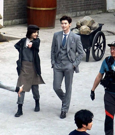 翡翠恋人拍摄片场花絮曝光